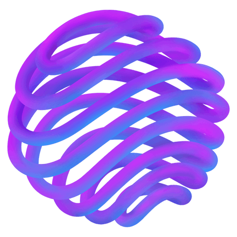 3d gradient ribbons in transparent sphere floating - Download Free Stock Videos Pikwizard.com