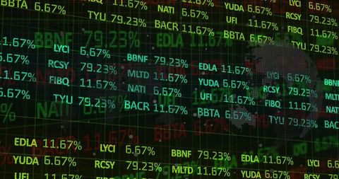 Stock Market Trading Tickers and Global Data Visualization