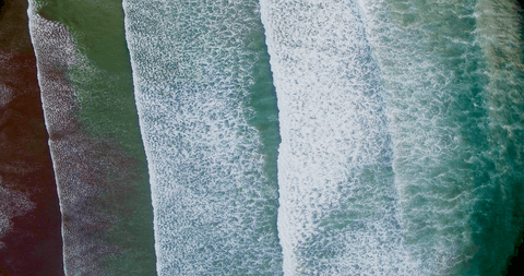 transparent ocean waves creating beautiful patterns - Download Free Stock Videos Pikwizard.com