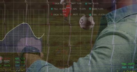 Sports analysis liason with financial metrics overlay
