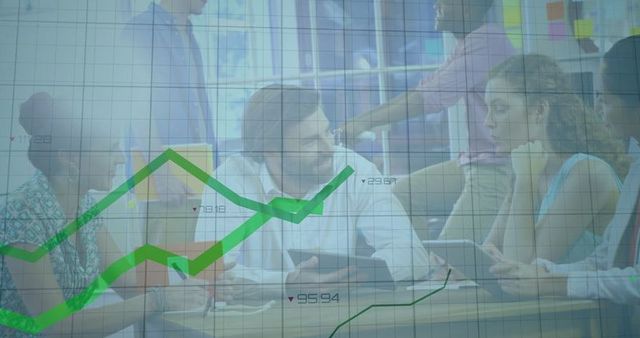 Team Meeting Analyzing Graphs in Modern Workspace Collaboration