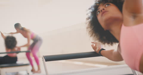Diverse Group Practicing Yoga Together Focused on Inner Peace