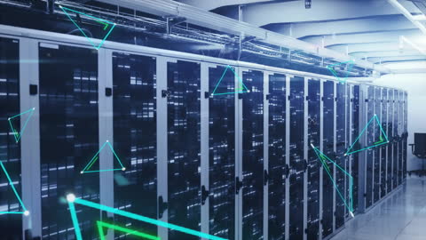 Digital Data Communication and Server Room Network Visualization