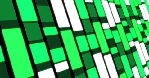 Animated Green Rectangles Creating Dynamic Digital Pattern - Download Free Stock Images Pikwizard.com