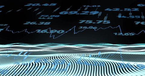 AI Data Processing with Digital Mesh on Dark Background - Download Free Stock Images Pikwizard.com
