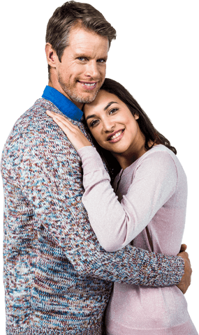 Happy Couple Embracing Love in Transparent Background - Download Free Stock Videos Pikwizard.com