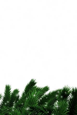 winter holiday background with transparent falling snow and green pine branches - Download Free Stock Videos Pikwizard.com