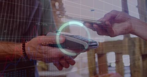 Contactless payment technology with financial data integration