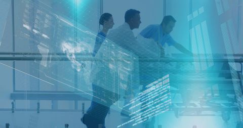 Innovative healthcare and technology in a modern hospital