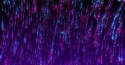 Spectacular Blue and Pink Digital Rainfall Light Show - Download Free Stock Images Pikwizard.com