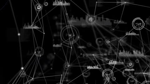 Global Data Networking and Digital Connections Concept
