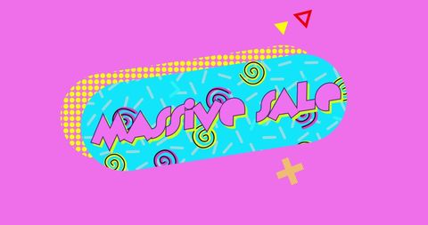 Colorful Massive Sale Announcement Graphic Design - Download Free Stock Images Pikwizard.com