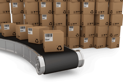 transparent conveyor belt moving cardboard boxes for shipping - Download Free Stock Videos Pikwizard.com