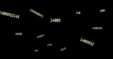 Abstract Floating Numbers in Black Background Illustration - Download Free Stock Images Pikwizard.com