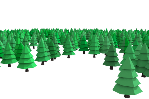 transparent isometric forest with stylized green trees - Download Free Stock Videos Pikwizard.com