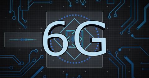 6G Technology Concept with Circuits and Digital Data - Download Free Stock Images Pikwizard.com