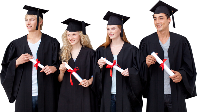 Transparent Group of Graduating Students Celebrating Achievement - Download Free Stock Videos Pikwizard.com