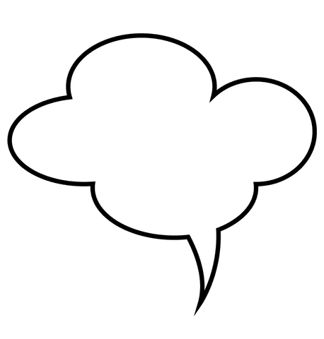 Transparent Speech Bubble with Copy Space for Text Message - Download Free Stock Videos Pikwizard.com