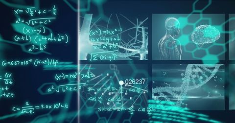 Digital Innovation in Scientific Data and Mathematics - Download Free Stock Images Pikwizard.com