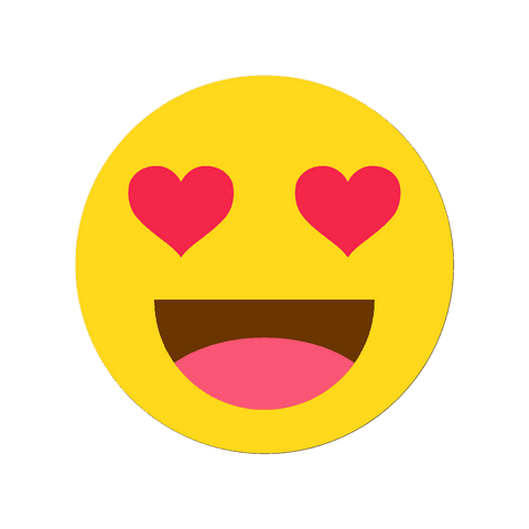 Heart-Eyes Emoji with Joyful Expression on Transparent Background - Download Free Stock Videos Pikwizard.com