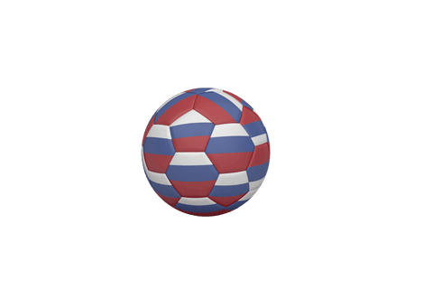Russia Flag Themed Football on Transparent Background Isolated - Download Free Stock Videos Pikwizard.com