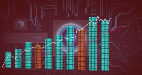 Data Visualization with Technology Integration and Digital Analytics - Download Free Stock Images Pikwizard.com