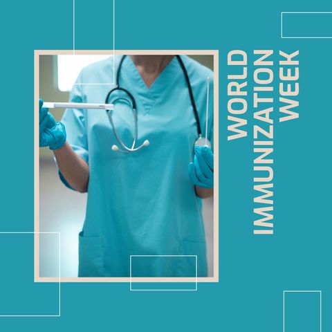 Celebrating World Immunization Week Health - Download Free Stock Templates Pikwizard.com