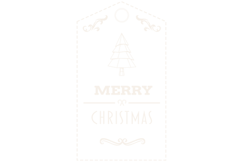 Transparent Merry Christmas Label Illustration with Tree Theme - Download Free Stock Videos Pikwizard.com