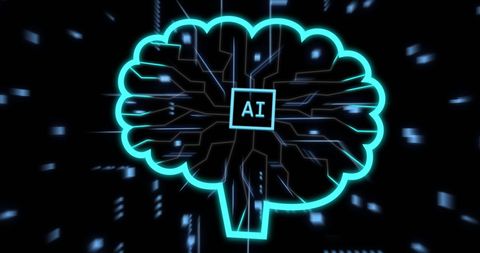 glowing brain illustration symbolizing artificial intelligence connectivity - Download Free Stock Images Pikwizard.com