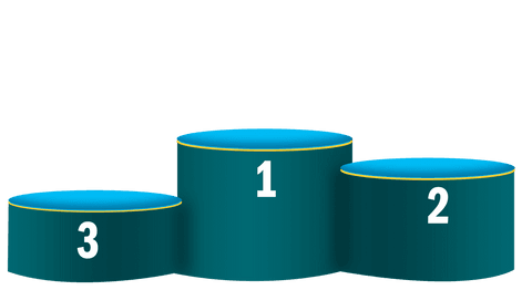 digital blue podium on transparent background for competitions - Download Free Stock Videos Pikwizard.com