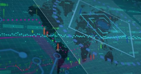 Global Data Processing and Business Analytics Concept - Download Free Stock Images Pikwizard.com