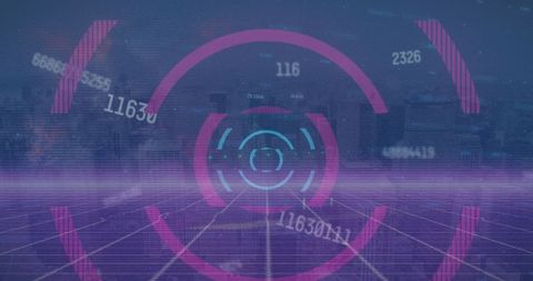Digital Interface with Futuristic Data Graphics - Download Free Stock Images Pikwizard.com