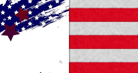 Patriotic Stars and Stripes Themed Design for Celebrations