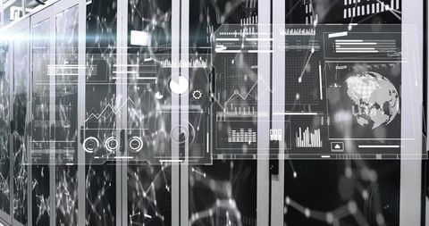 Holographic data visualizations in modern data center