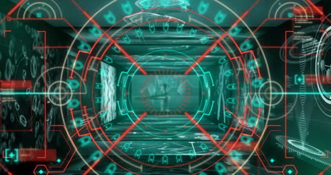 Futuristic Virtual Interface Vasertical