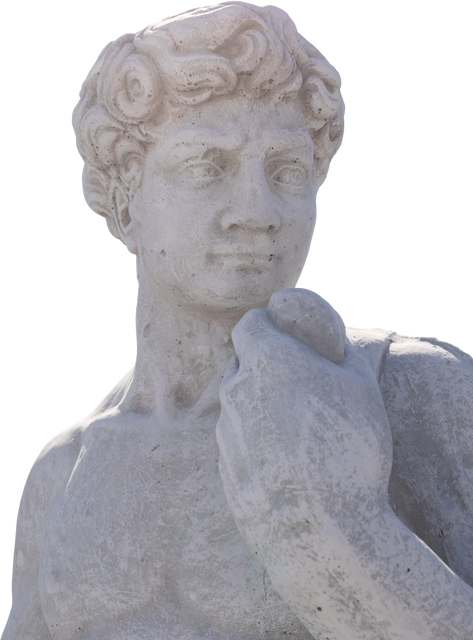 Classical Style Weathered Sculpture Bust on Transparent Background - Download Free Stock Videos Pikwizard.com