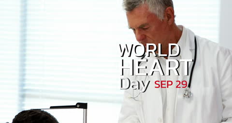 World Heart Day Celebration with Senior Doctor Utilizing Technology