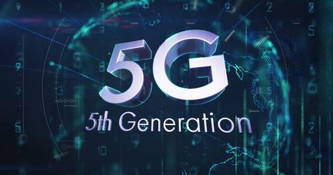 5G Technology Digital Interface with Globe Graphic - Download Free Stock Images Pikwizard.com