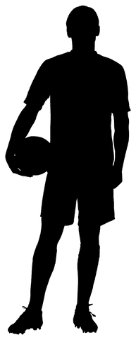 Silhouette of Man Holding Ball PNG on Transparent Background - Download Free Stock Videos Pikwizard.com