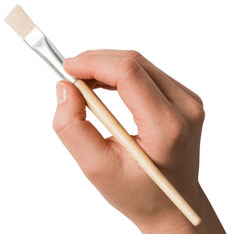 transparent background hand hold brush creativity illustration - Download Free Stock Videos Pikwizard.com