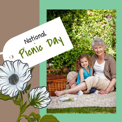 Grandmother and Granddaughter Celebrate National Picnic Day