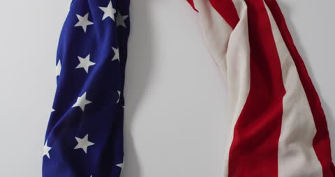 American Flag with Copy Space for Patriotic Design