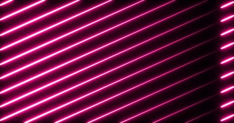 Glowing Neon Pink Diagonal Lines in Seamless Loop Background - Download Free Stock Images Pikwizard.com