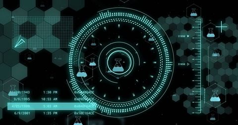 Futuristic Digital Science Interface for Data Analysis - Download Free Stock Images Pikwizard.com