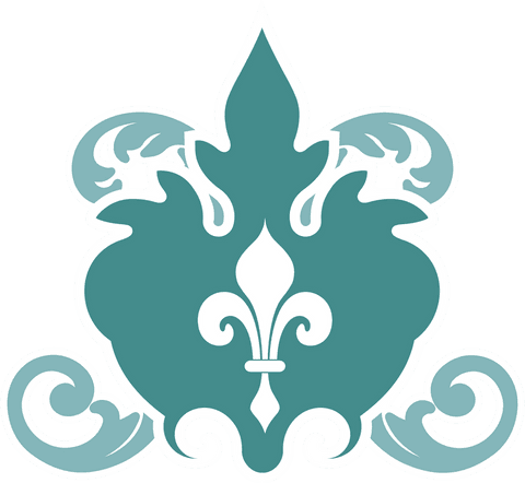 decorative fleur-de-lis scrolls emblem transparent background - Download Free Stock Videos Pikwizard.com