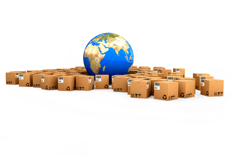 transparent global shipping and delivery concept with cargo boxes - Download Free Stock Videos Pikwizard.com