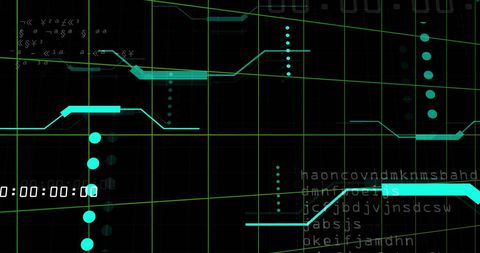 Digital Data Interface Display with Virtual Graphs - Download Free Stock Images Pikwizard.com