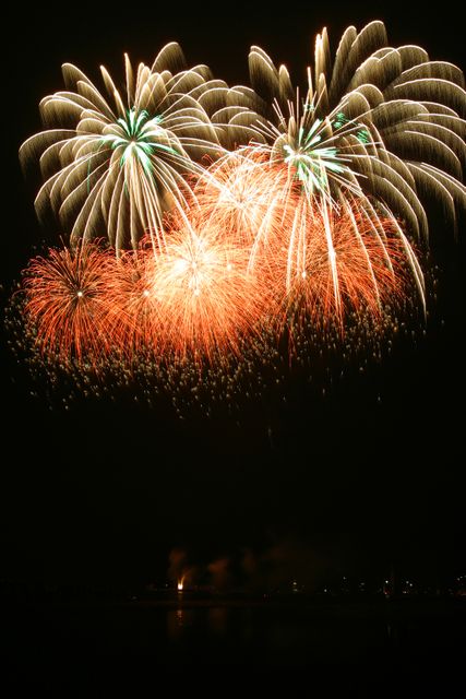 Colorful Fireworks Display Lighting Up Night Sky - Download Free Stock Photos Pikwizard.com