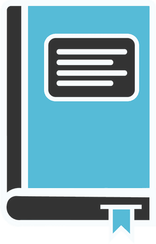 Transparent Vector Icon of Blue Notebook for Creativity and Work Tasks - Download Free Stock Videos Pikwizard.com