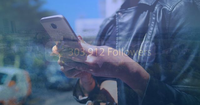 Social Media Influencer with Smartphone - Download Free Stock Images Pikwizard.com